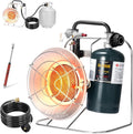 Multi-Use Portable Propane Heater/Cooker - 18,000 BTU Outdoor Heat