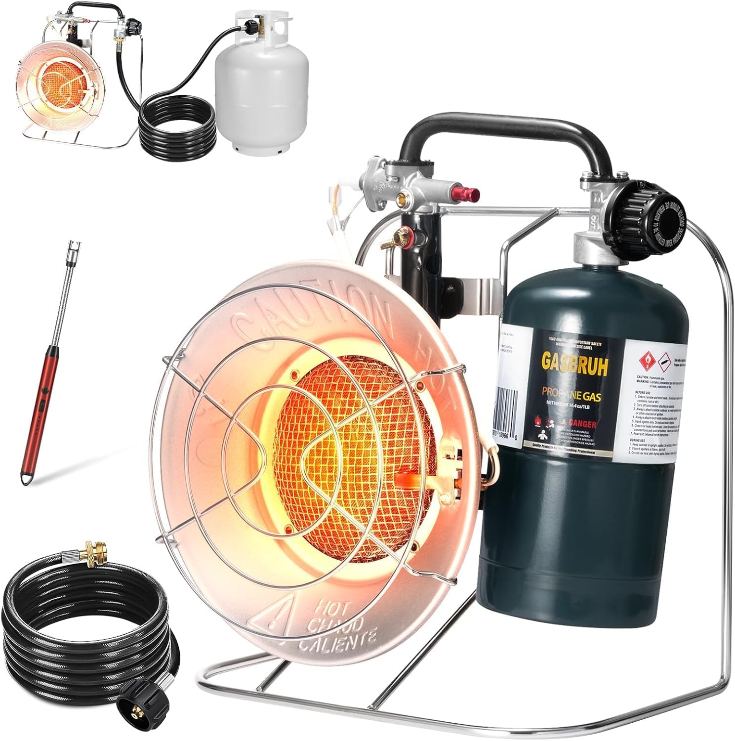 Multi-Use Portable Propane Heater for Camping and Outdoor Use