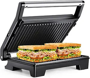 MONXOOK Panini Press Sandwich Maker for Delicious Grilling