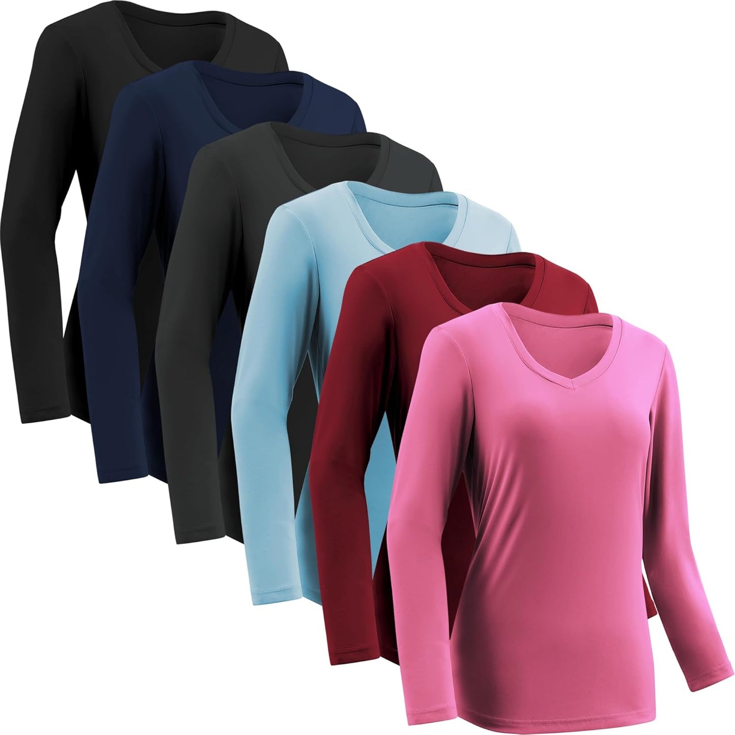 Moisture Wicking Shirts for Women Quick Dry Athletic Tops