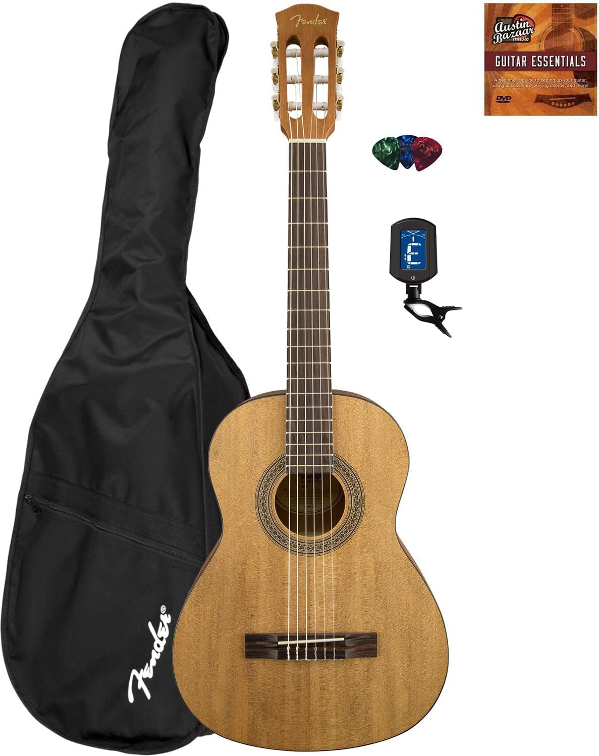 Fender FA-15N 3/4-Size Kids Classical Guitar Bundle Review