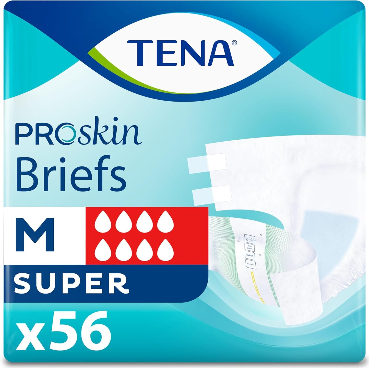 TENA ProSkin Medium Adult Diapers - 56 ct - Maximum Absorbency