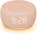Buffbee Sound Machine & Alarm Clock 2-in-1 - Dimmable Clock, 18 Sounds