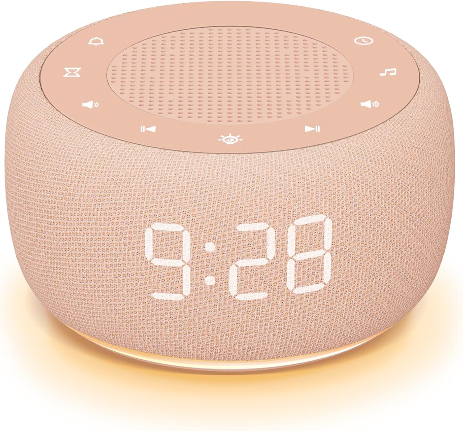 Buffbee Sound Machine & Alarm Clock 2-in-1 for Better Sleep