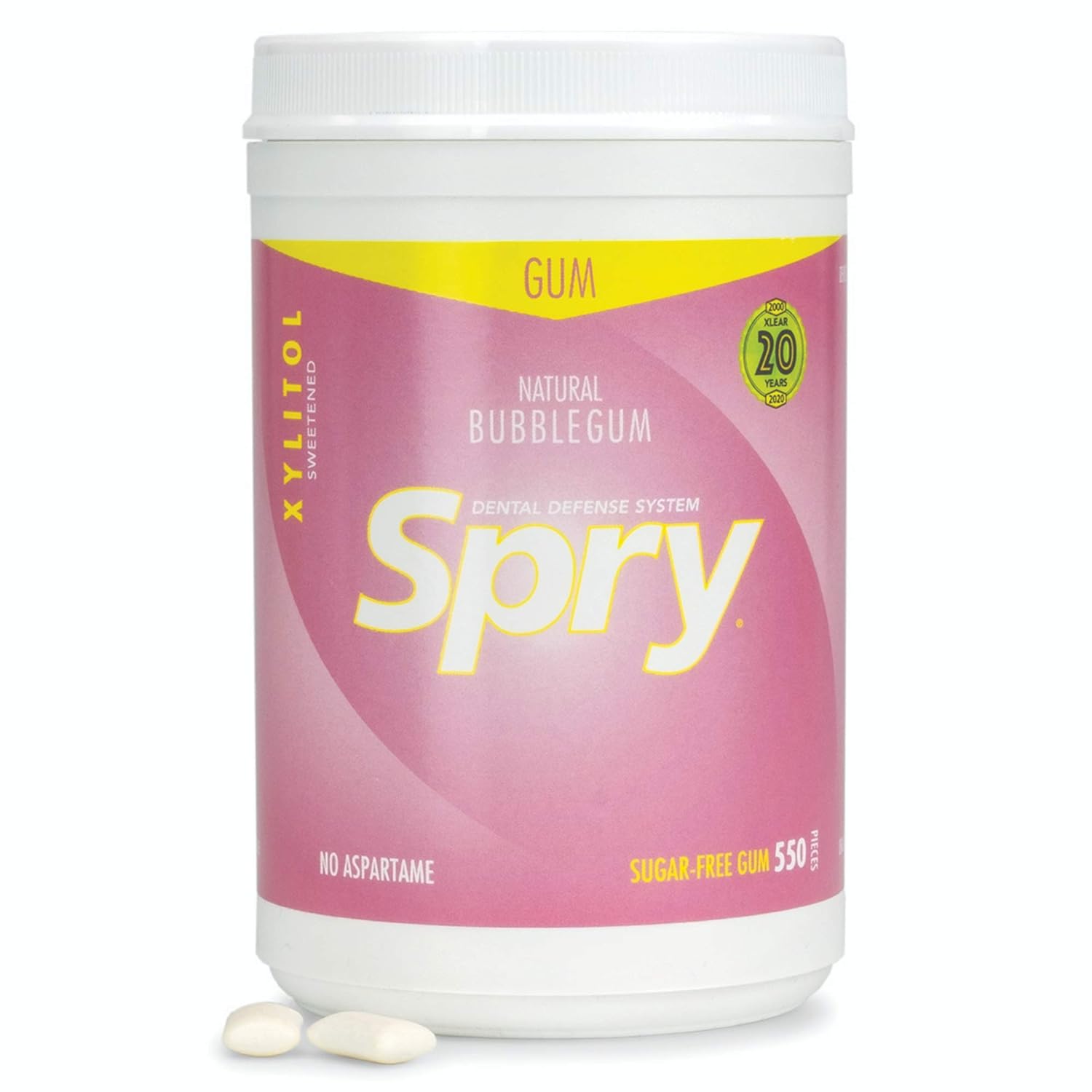 Spry Fresh Natural Xylitol Chewing Gum for Dental Defense