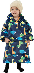 Dinosaur Wearable Blanket Hoodie for Kids by KFUBUO - Cozy Fun
