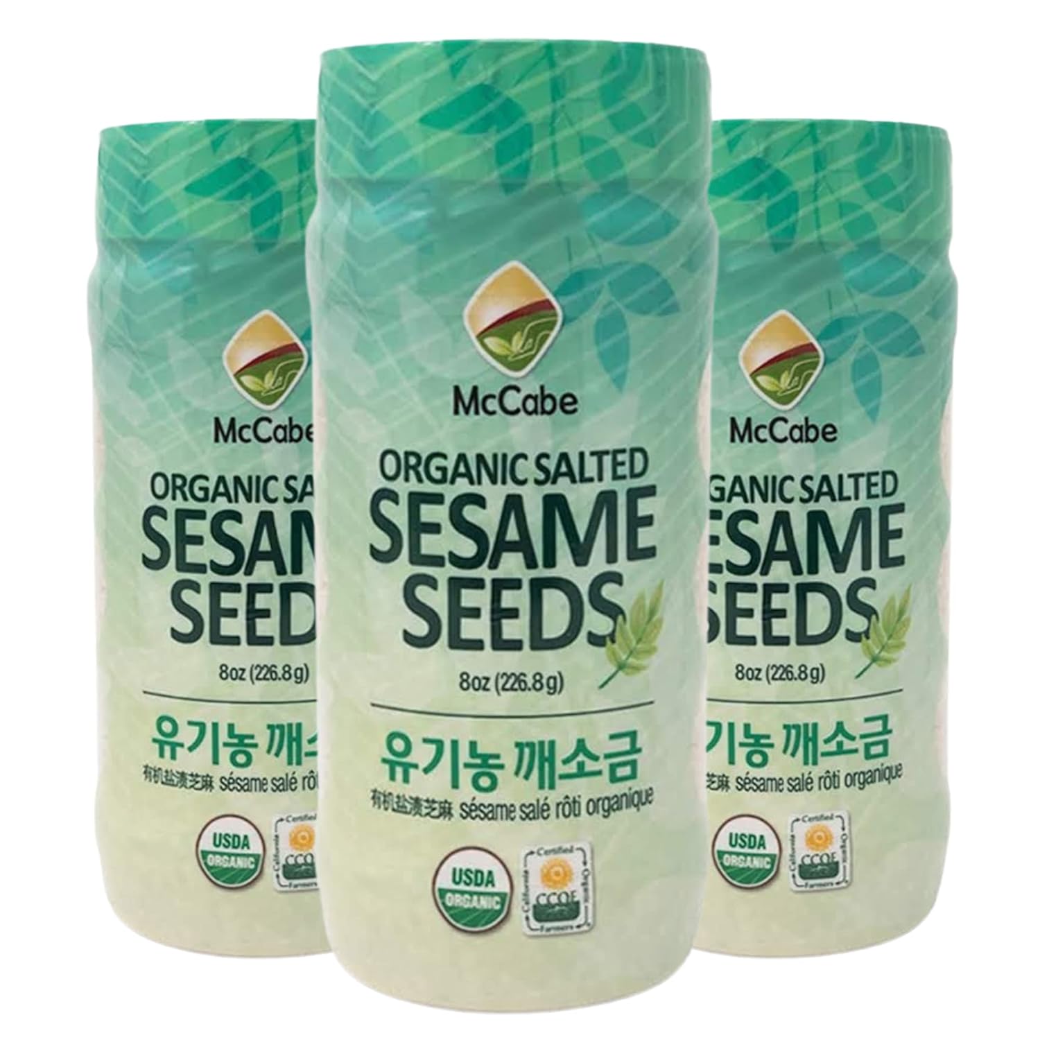 McCabe Organic Salted Sesame Seeds - USDA Certified Quality