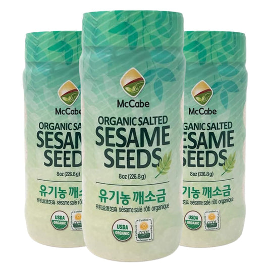 McCabe Organic Salted Sesame Seeds - USDA Certified Quality