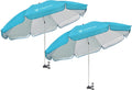 AMMSUN XL Chair Umbrella 47 in Clamp-On - Large UPF50+ Shade