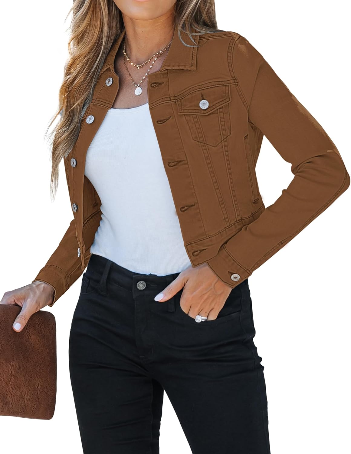 Cropped Jean Jackets for Women by luvamia - Stylish & Versatile