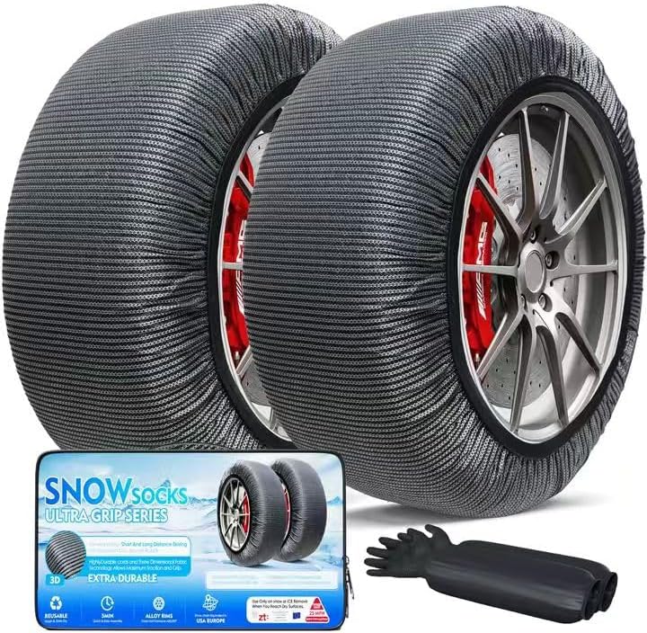 K-Musculo Snow Socks for Tires - Ultimate Grip and Safety