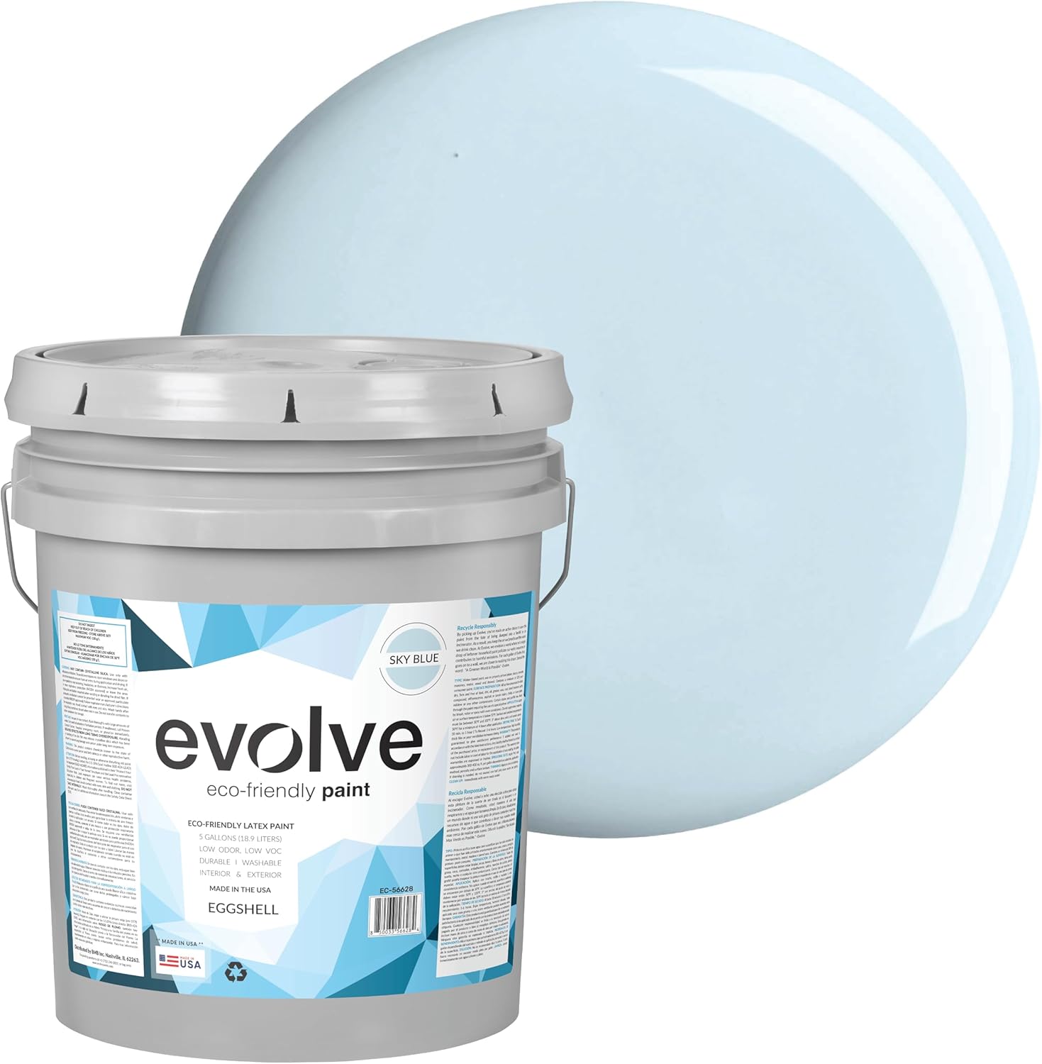 EVOLVE Paint & Primer: Eco-Friendly Low Sheen for Interiors