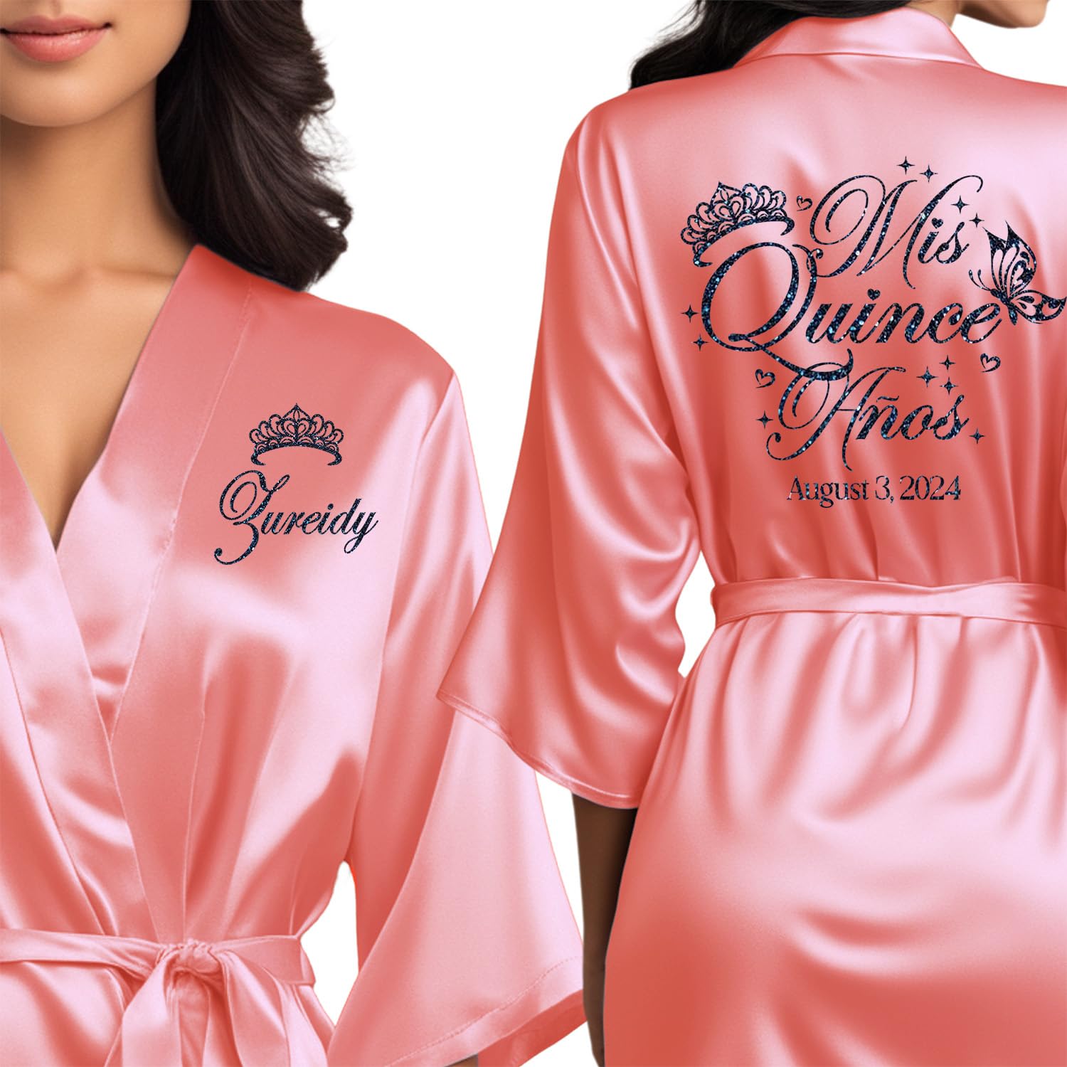 Mis Quince Anos Robes for Quinceanera Celebration and Gifts