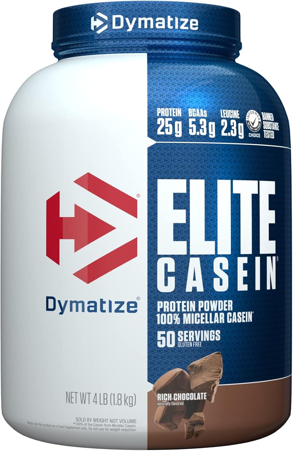Dymatize Elite Casein Protein Powder for Overnight Recovery