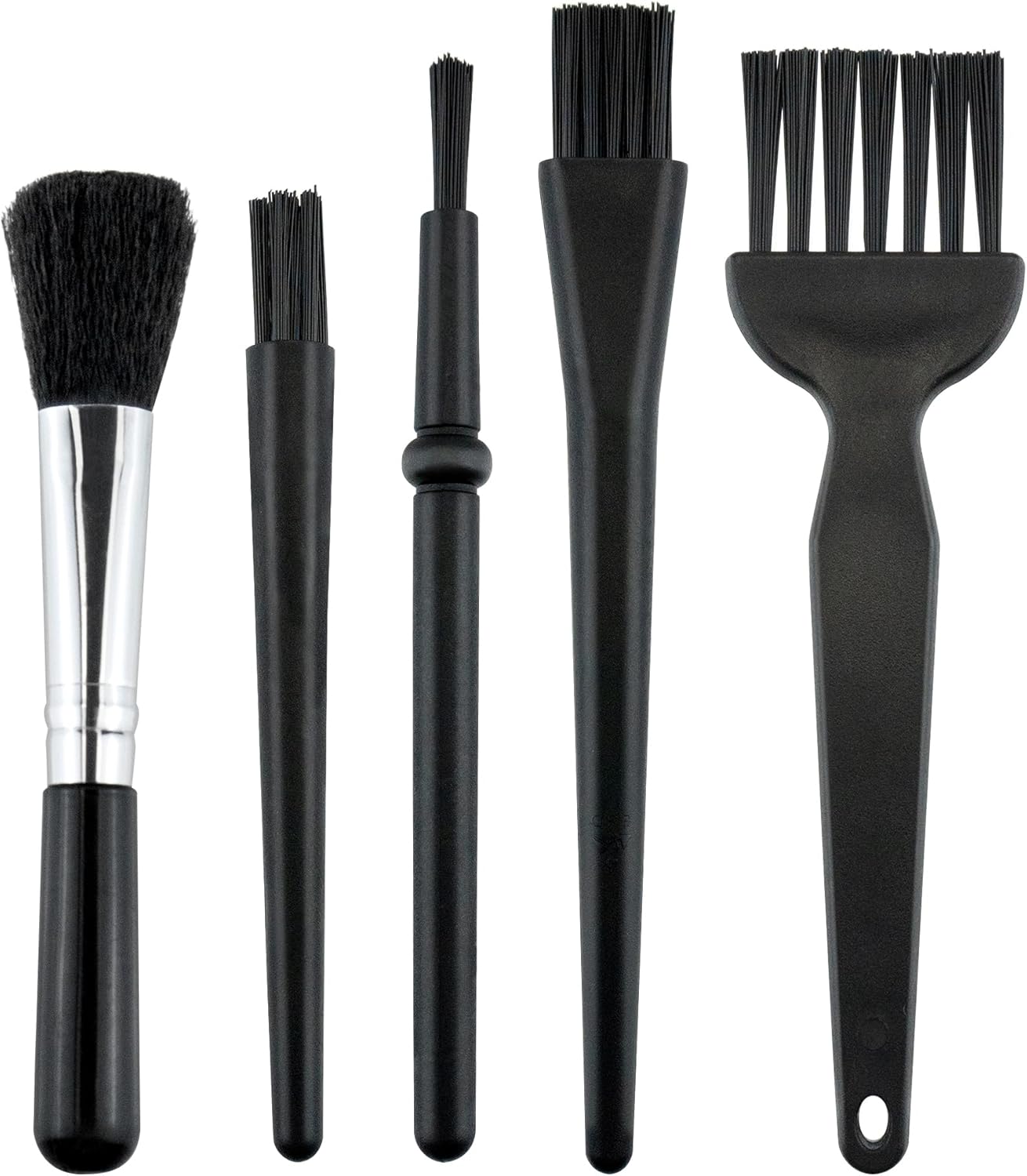 5pc Mini Brush Kit: Anti-Static Dust Cleaning