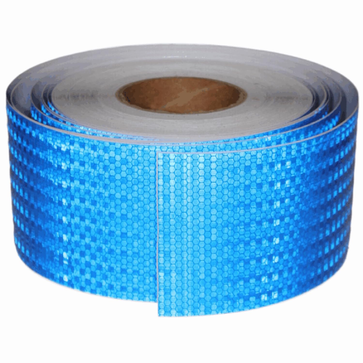 Blue Reflective Tape 4 in X 168 FT for Trucks and Safety