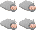 4 Pack Dining Room Chair Cushions with Ties - Memory Foam No Slip Seat