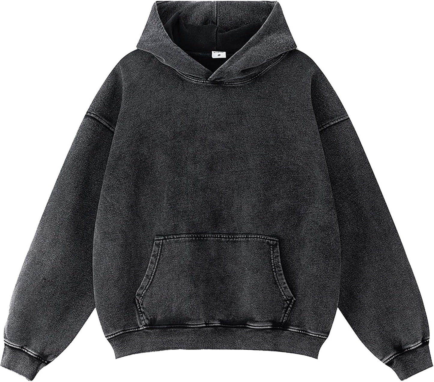 Vintage Washed Oversized Hoodie - Cozy Streetwear