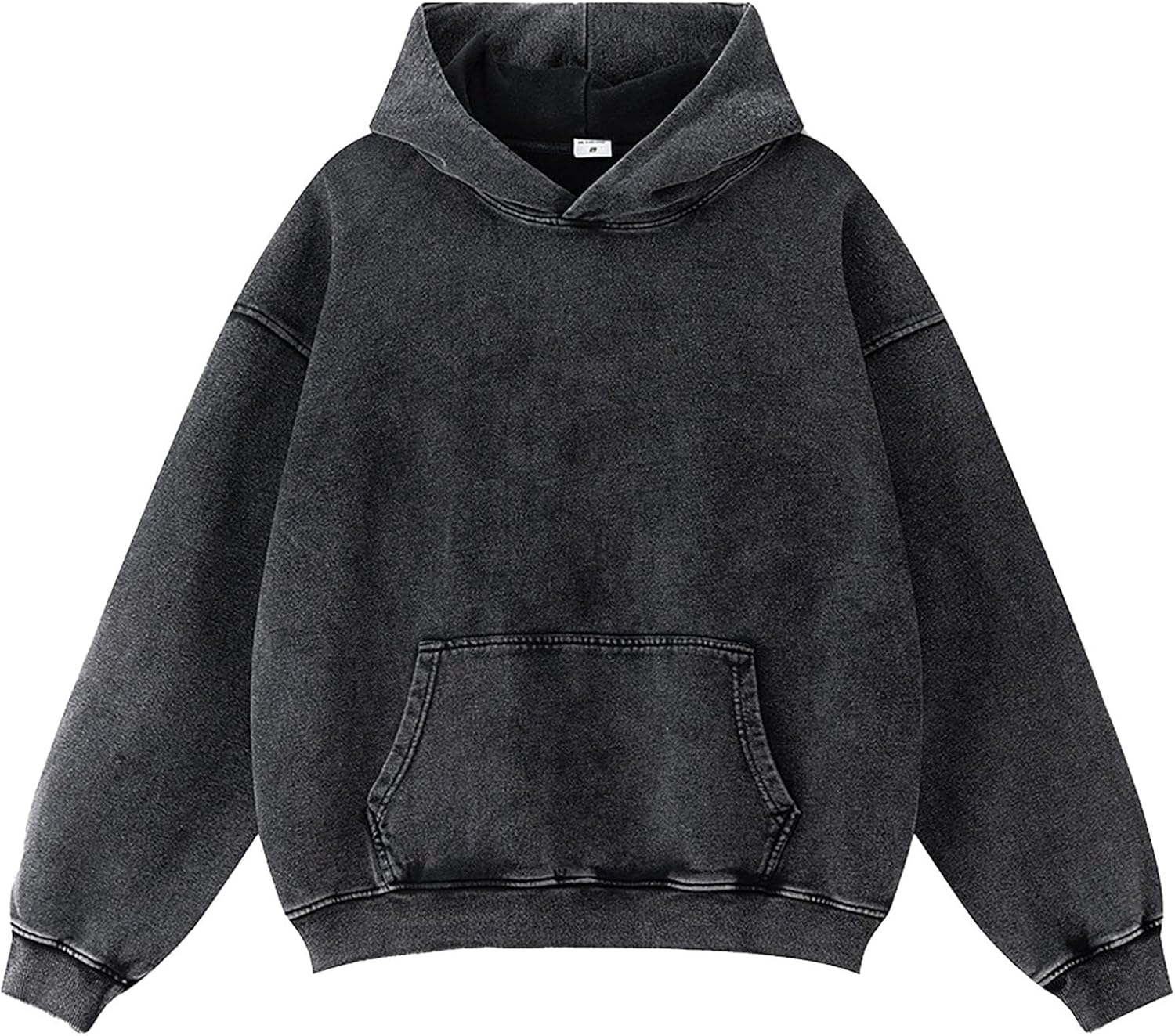 Vintage Washed Oversized Hoodie - Cozy Streetwear