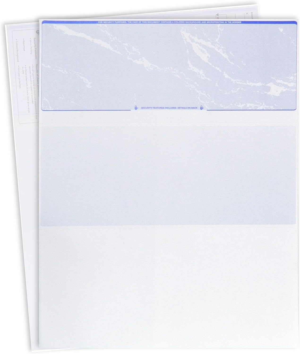 500 Sheets Blank Check Paper for Business & Payroll Needs