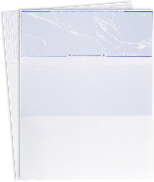 500 Sheets Blank Check Paper for Business & Payroll Needs