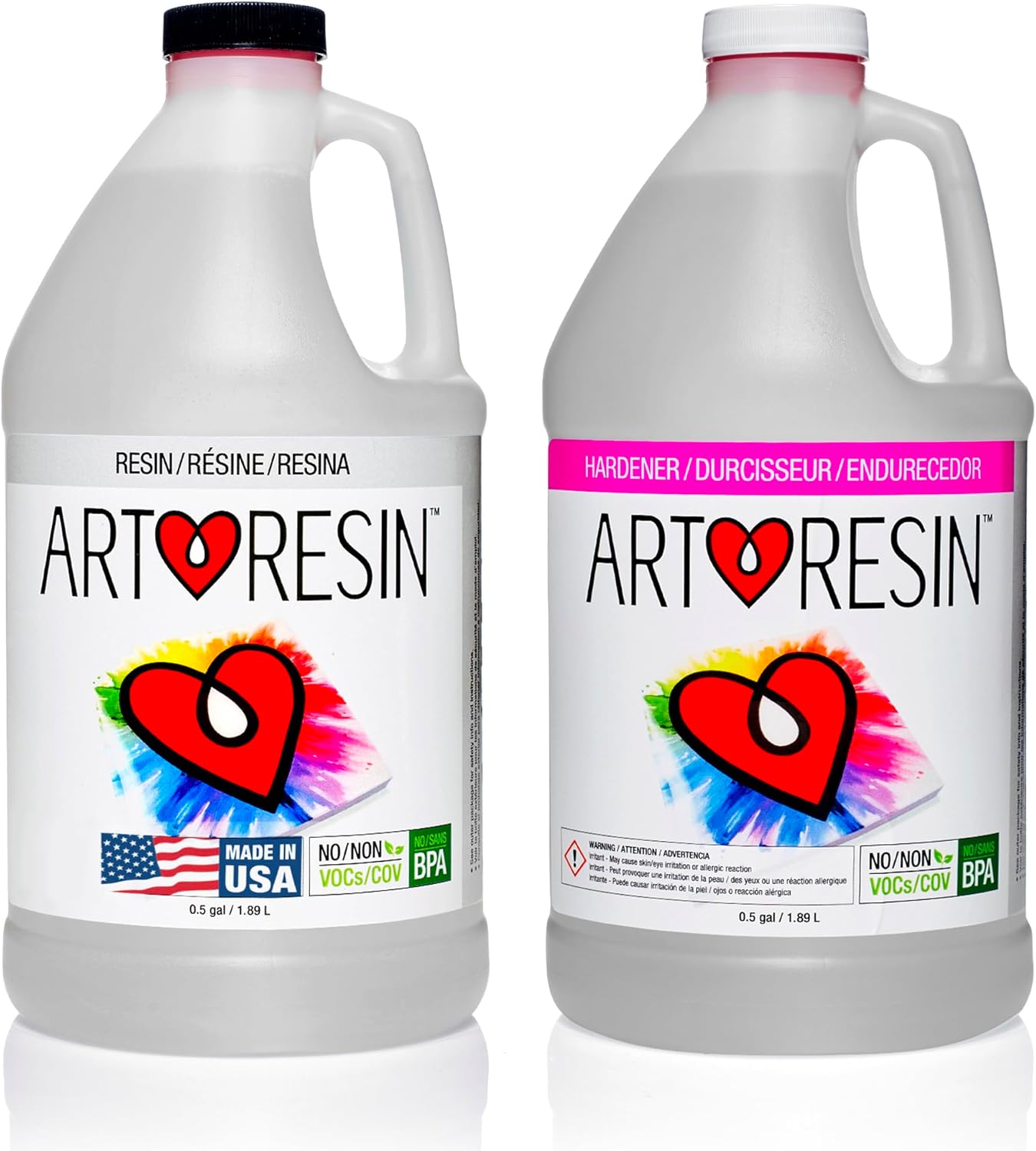 ArtResin Epoxy Resin Clear Non-Toxic 1 gal for Art Projects
