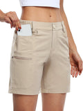 Women's Hiking Golf Shorts - 5ft Stretch Quick Dry Cargo Shorts