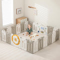 Foldable Playpen for Babies and Toddlers - Safe Indoor Outdoor Use