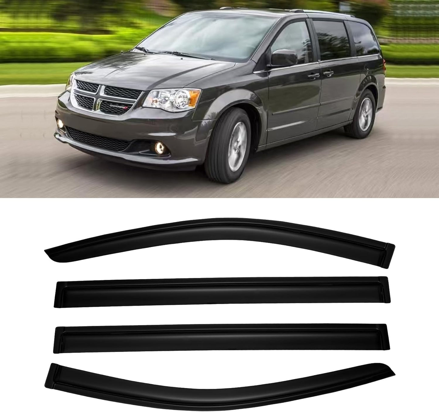 Window Visor for Dodge Grand Caravan & Chrysler Town & Country