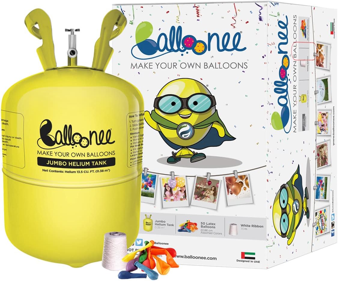 Jumbo Disposable Helium Party Kit for Vibrant Celebrations
