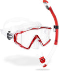 Cressi Wide View Snorkeling Mask and Dry Snorkel Kit for Diving