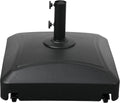 Simple Deluxe 125lb Fillable Mobile Patio Umbrella Base with Wheels