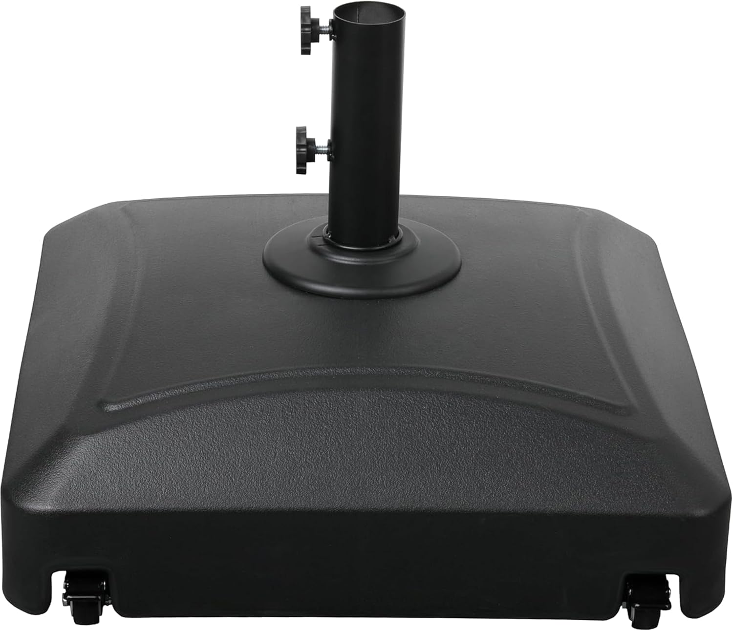 Fillable Mobile Patio Umbrella Base with Wheels and Locks