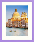 16x20 Picture Frame Solid Wood Purple - Modern Wall or Desk Frame