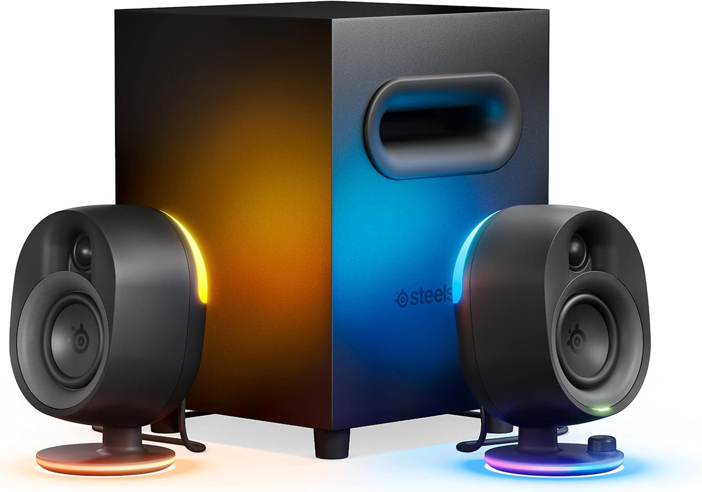 Immerse in Powerful Sound  SteelSeries Arena 7 RGB Speakers