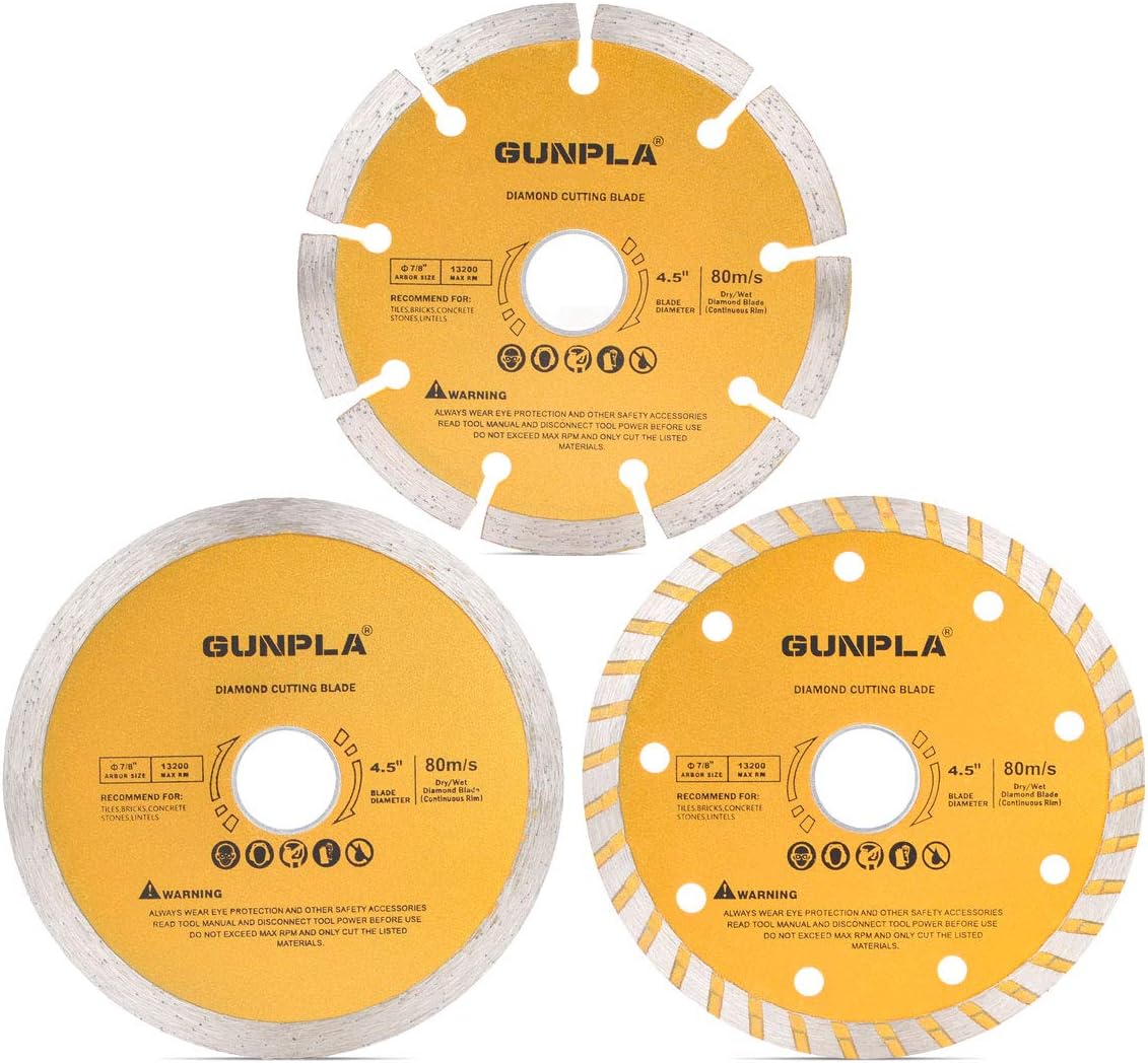 Gunpla 4-1/2 Diamond Cutter Disc - Wet/Dry Cutting
