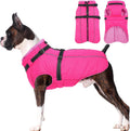 Dog Winter Coat with Built-in Harness - Waterproof, Reflective, Fleece