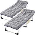 1200D Double Layer Camping Cot for Adults - 500lb Capacity