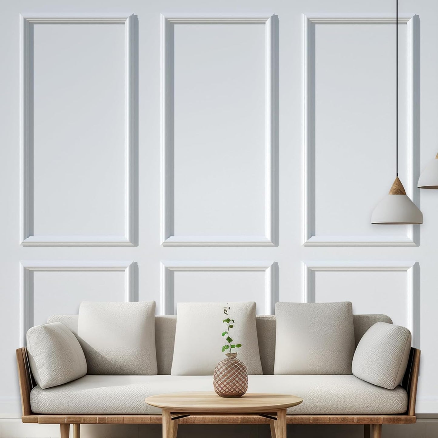 NeatiEase Peel and Stick Wall Molding Kit for Elegant Decor