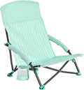 SUNNYFEEL Low Folding Beach Chair for Ultimate Comfort