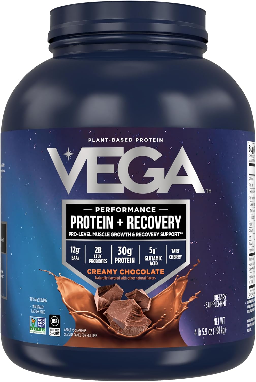 Vega Sport Vegan Protein Powder for Recovery and Shakes