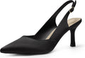 Women's Slingback Kitten Heels Closed Pointed Toe Pumps - All Day