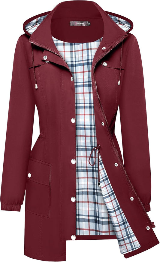 Bloggerlove Lightweight Rain Jacket for Women - Stylish & Functional