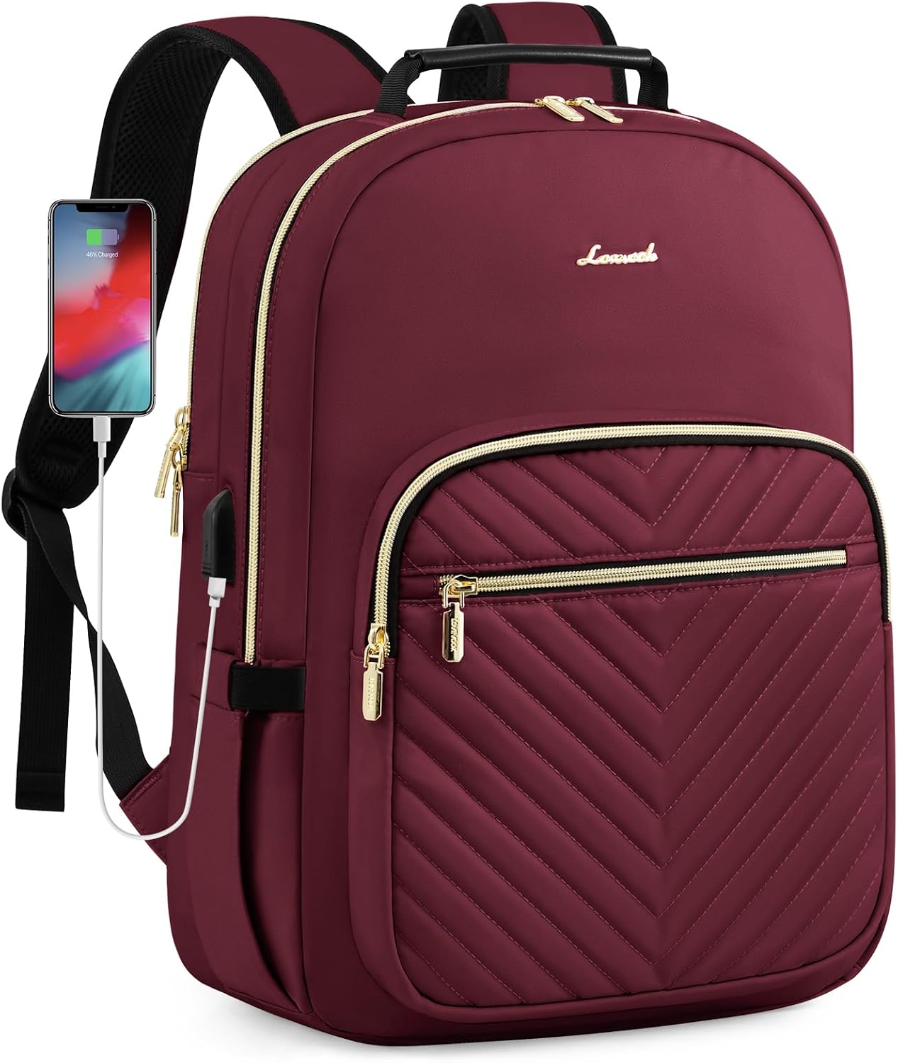 LOVEVOOK Laptop Backpack Purse for Women: Stylish & Functional