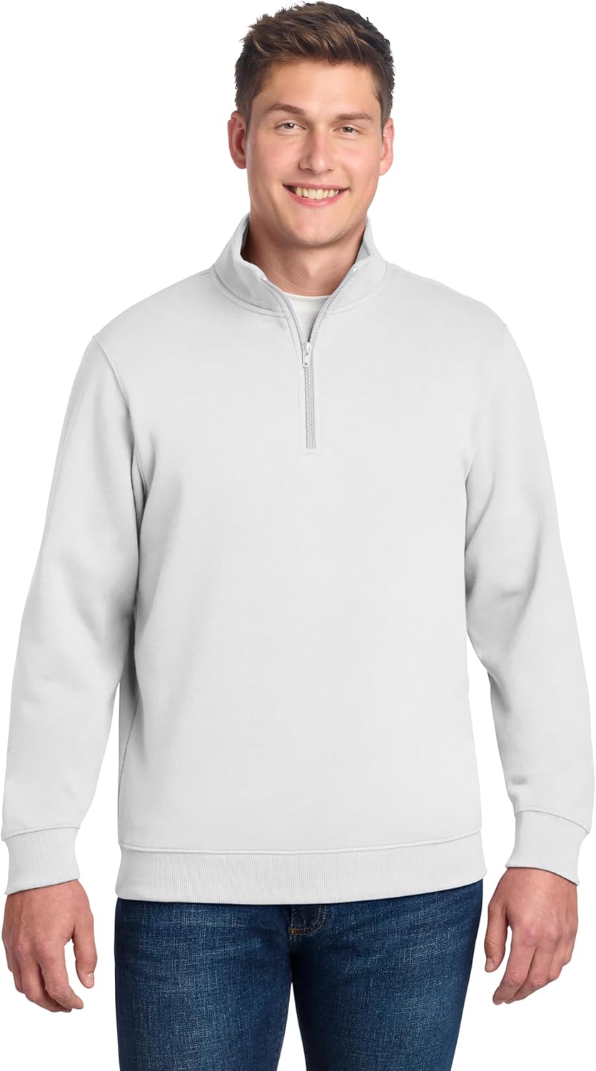 SPORT-TEK Unisex Quarter Zip Sweatshirt for Everyday Comfort