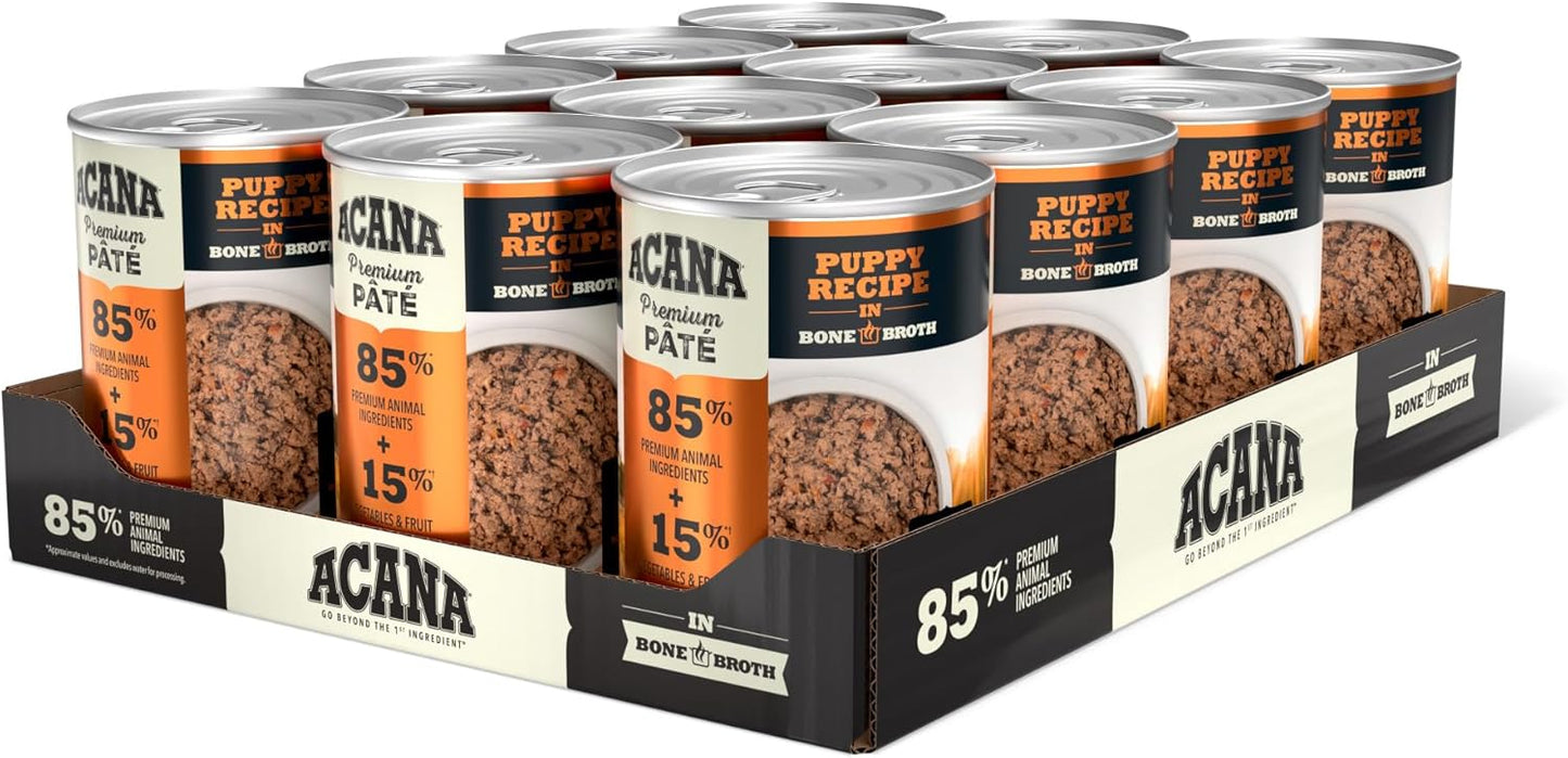 ACANA Premium Pate Puppy Recipe in Bone Broth Wet Dog Food