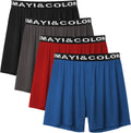 Mens Cotton Boxers Loose Fit Boxer Shorts for Men - Comfortable Cotton
