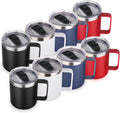 Insulated Stainless Steel Coffee Mug 14oz 8 Pack - Travel Tumbler