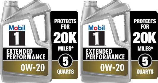 Mobil 1 Extended Performance 0W-20 Motor Oil for Engine Care