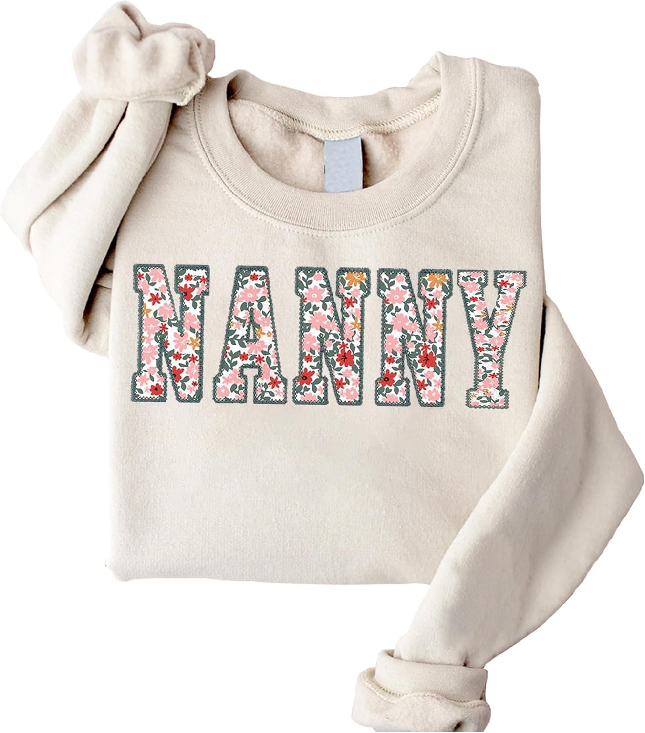 Personalized Embroidered Applique Grandma Sweatshirt for Gifts